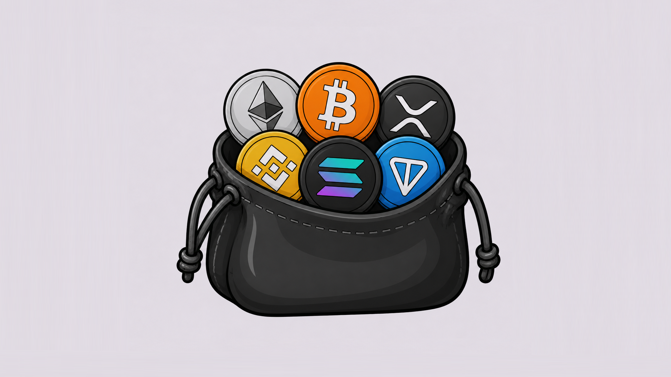 Криптокошелек с монетами